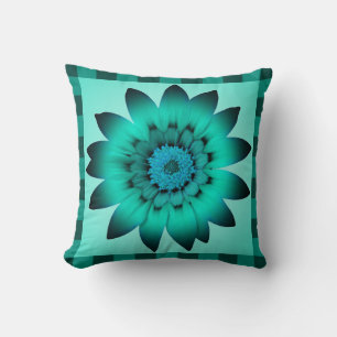 Cadet Blue Flower - Pillow