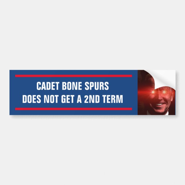 CADET BONE SPURS BUMPER STICKER (Front)