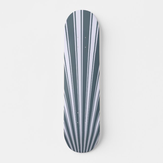 Cadet Colour Stripe Funky Pattern Skateboard (Front)
