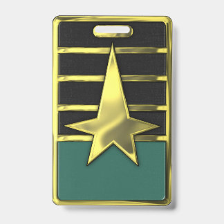 Cadet Corps Badge TEAL Nametag ID Badge