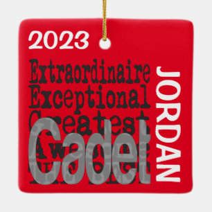 Cadet Extraordinaire CUSTOM Ceramic Ornament