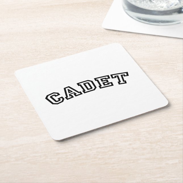 CADET SQUARE PAPER COASTER (Angled)