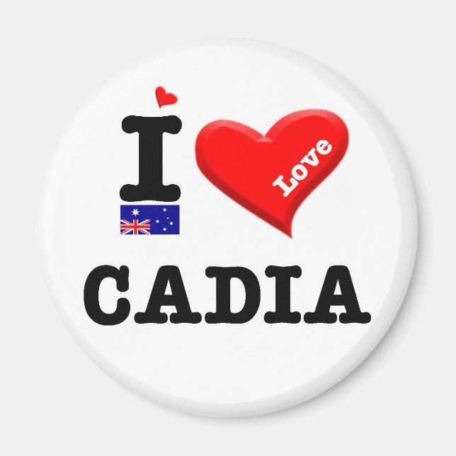 CADIA - I Love Magnet (Front)