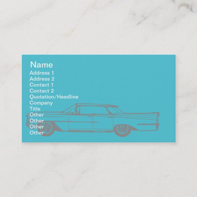 Cadillac - Business Card (Front)