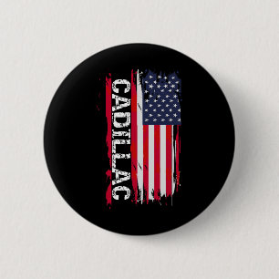 Cadillac City 6 Cm Round Badge