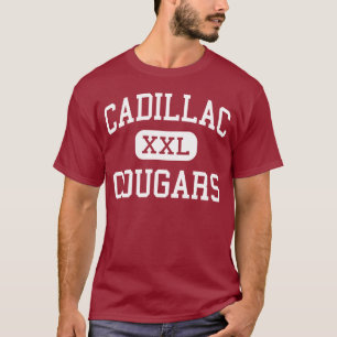 Cadillac - Cougars - Middle - Detroit Michigan T-Shirt