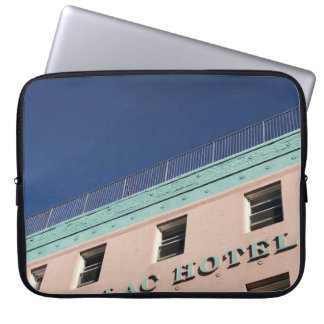 CADILLAC HOTEL BUILDING LAPTOP SLEEVE