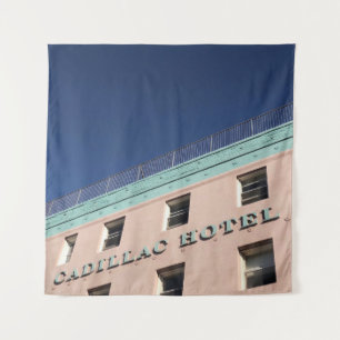 CADILLAC HOTEL BUILDING TAPESTRY