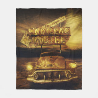 CADILLAC MOTEL FLEECE BLANKET