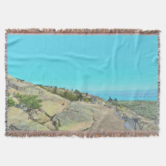 CADILLAC MOUNTAIN THROW BLANKET (Front)