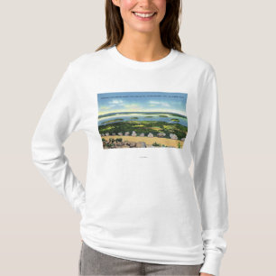 Cadillac Mt Summit View of Bar Harbour 2 T-Shirt
