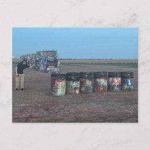 Cadillac Ranch Amarillo Postcard