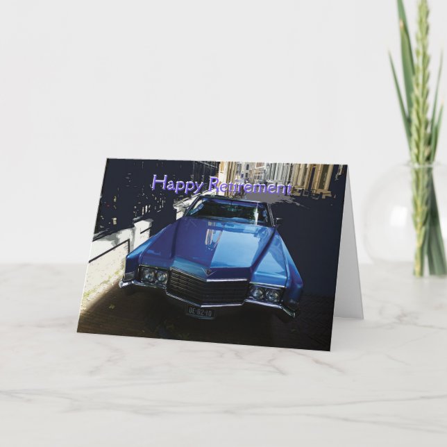 Cadillac Retirement card (Front)