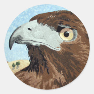 Cadir - Red-tail Hawk Classic Round Sticker