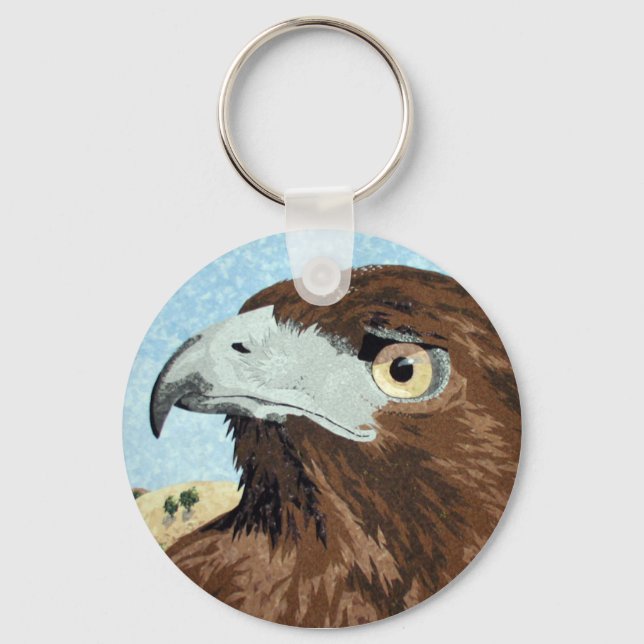 Cadir - Red-tail Hawk Key Ring (Front)