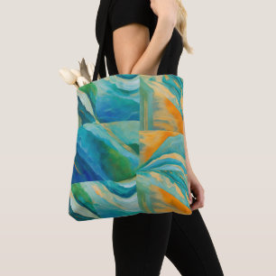 “Cádiz” A Colourful Tiled Effect Tote Bag