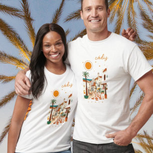 Càdiz Cadiz city Andalusia Spain white town T-Shirt