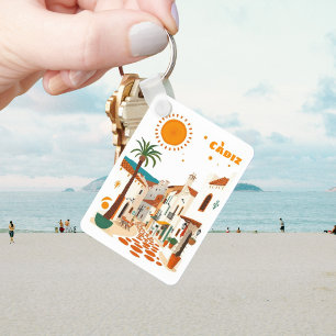 Càdiz Cadiz Spain holiday white town souvenir Key Ring