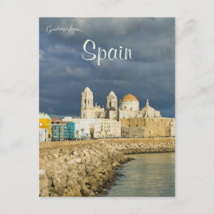 Cadiz Cathedral in Cadiz Spain Postcard