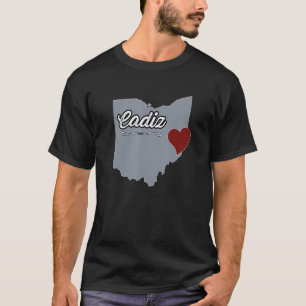 CADIZ  Ohio OH City State USA  Cute Souvenir T-Shirt