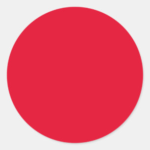 Cadmium Red Best Colour Complementing Classic Round Sticker