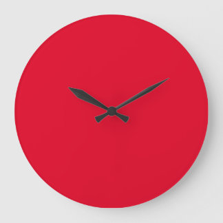 Cadmium red (solid color)  large clock