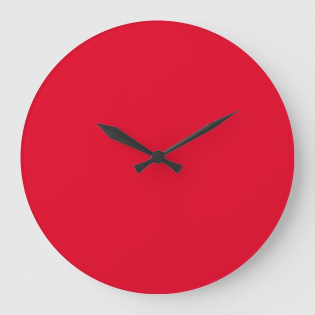 Cadmium red (solid color)  large clock (Front)
