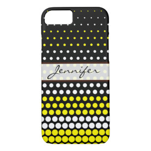 Cadmium Yellow and White Polka Dot iPhone 8/7 Case