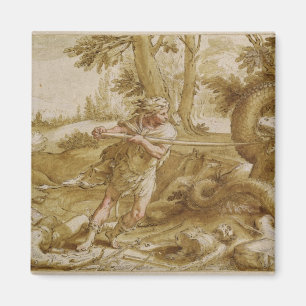 Cadmus about to attack a Dragon Magnet