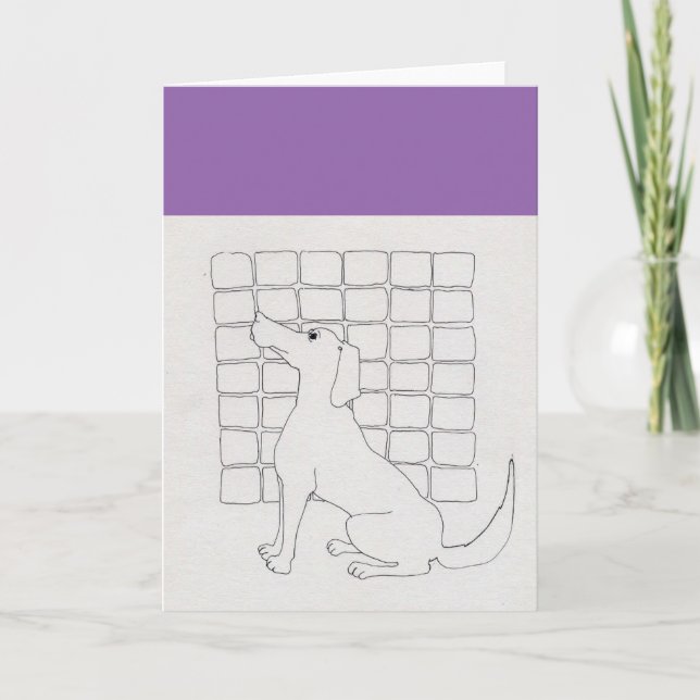 Cador Doggie Dog Forever in my Heart Memorial Card (Front)