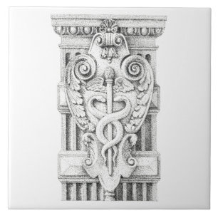 CADUCEUS 6x6 Ceramic Tile