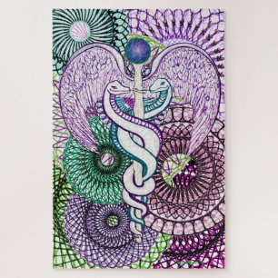 Caduceus Charm Jigsaw Puzzle