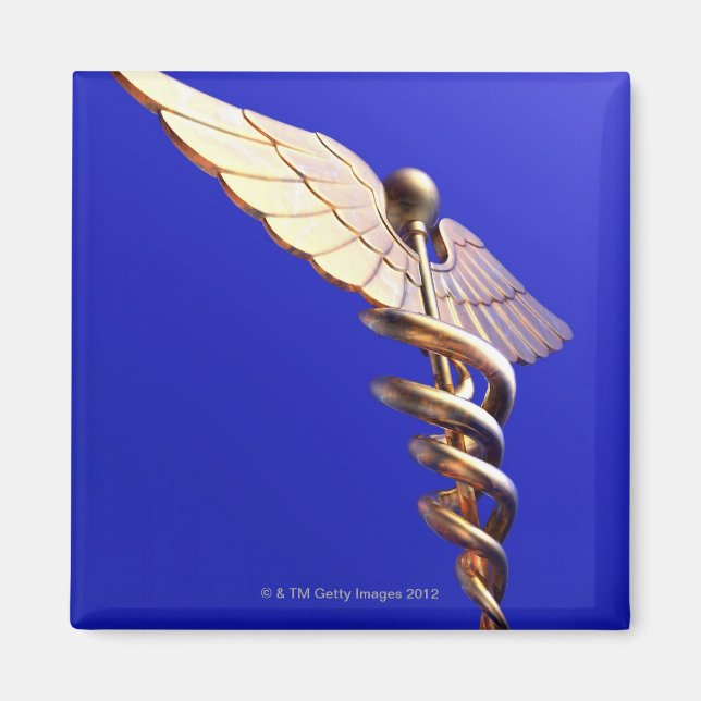 Caduceus, computer artwork. The caduceus is an Magnet (Front)