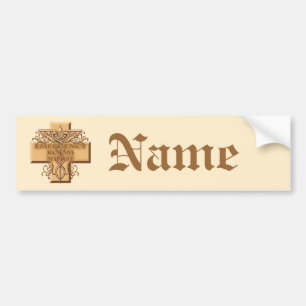 Caduceus Cross ER Nurse  Bumper Sticker