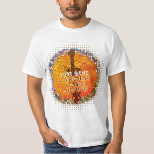 Caduceus custom Cardiac Care Nurse  T-Shirt 