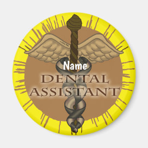 Caduceus Dental Assistant Magnet