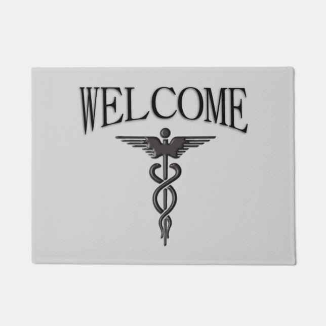 Caduceus Doormat (Front)