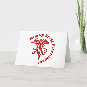 CADUCEUS FNP FAMILY NURSE PRACTITIONER CARD