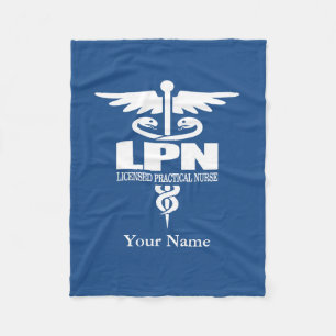 Caduceus LPN gift ideas Fleece Blanket