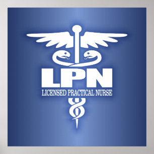 Caduceus LPN gift ideas Poster
