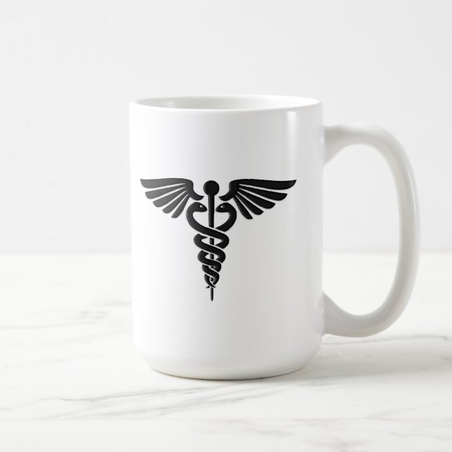 Caduceus Medical Insignia Coffee Mug (Right)