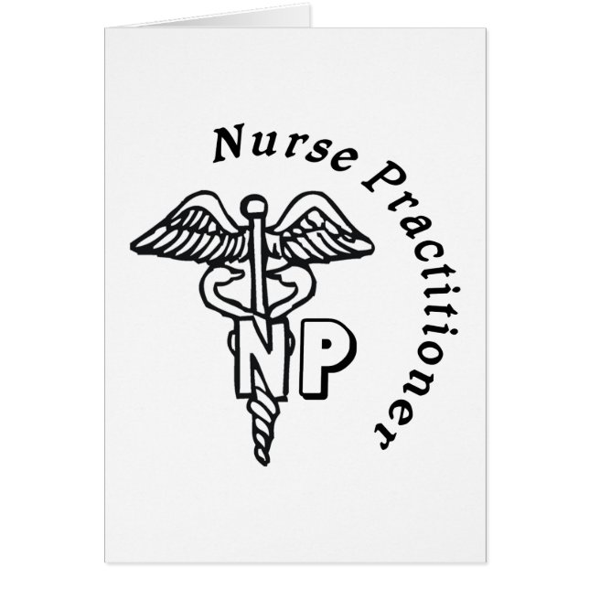 CADUCEUS NP LOGO NURSE PRACTITIONER (Front)