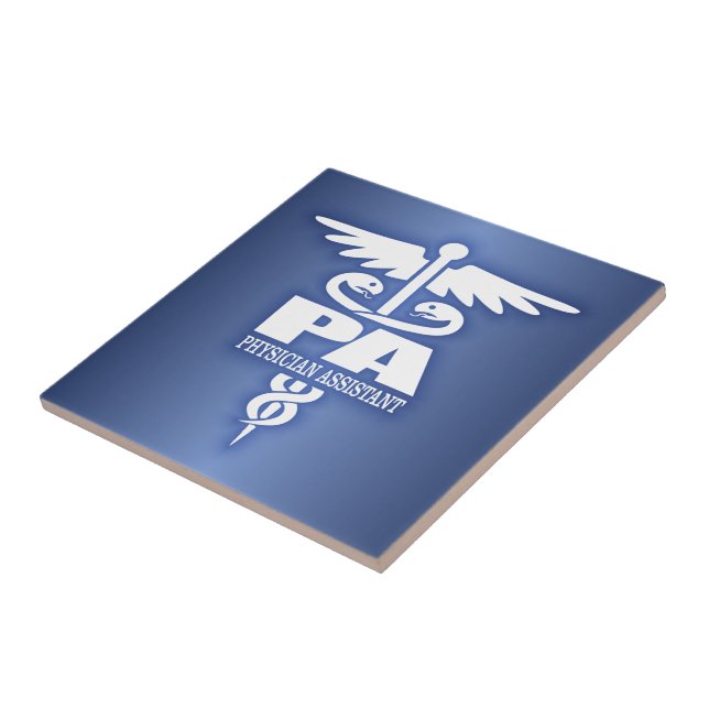 Caduceus PA Ceramic Tile (Side)