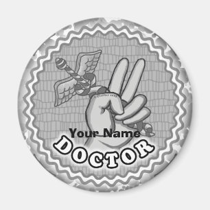 Caduceus Peace Doctor  magnet
