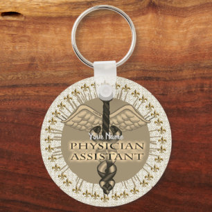 Caduceus Physician Assistant keychain