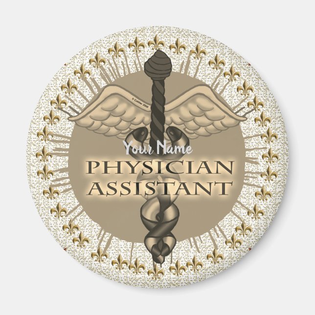 Caduceus Physician Assistant magnet (Front)