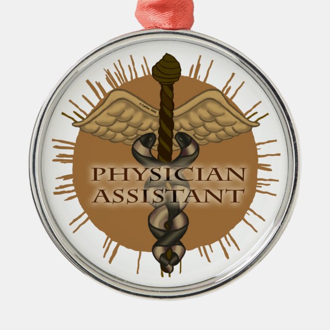 Caduceus Physician Assistant ornament (Front)