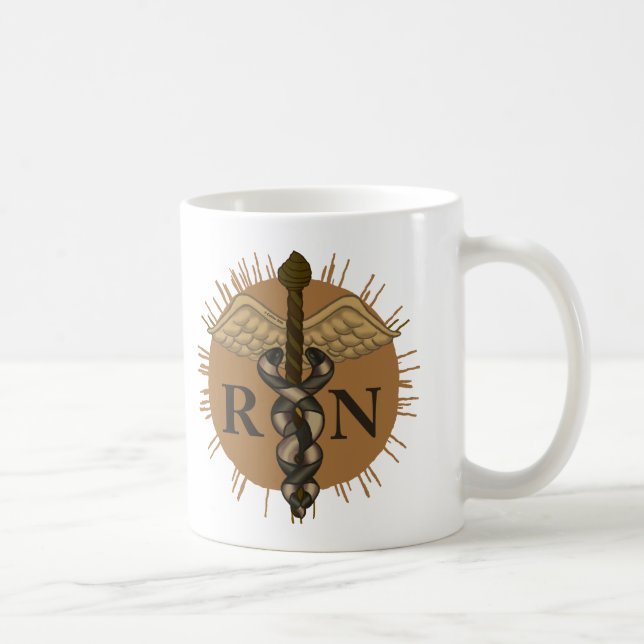 caduceus R.N. Nurse  Mug (Right)