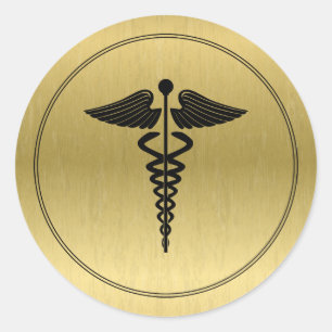 Caduceus Symbol Sticker
