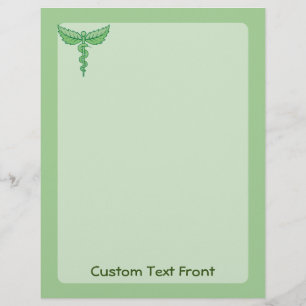 Caduceus with Leaves Flyer